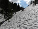 Podbrdo - Slatnik (northwestern peak)